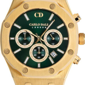CARLO DALI Chronograph Metal Green Limited CD.WA.0165.0275.GO.02