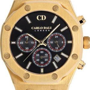CARLO DALI Chronograph letaher Black Limited CD.WA.0169.0279.CH.03