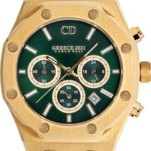 CARLO DALI Greece 2021 Chronograph Leather Gree Limited CD.WA.0172.0282.CH.02