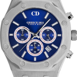 CARLO DALI Greece 2021 Chronograph Metal Blue Limited CD.WA.0175.0285.GO.01