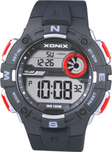 XONIX DAG-A06 Black Rubber Strap