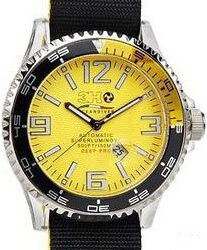 3H Italia Black Fabric Strap DP9GN