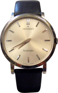 Movado Black Leather Strap 6446811