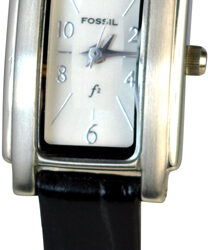 Fossil Black Leather Strap ES9288