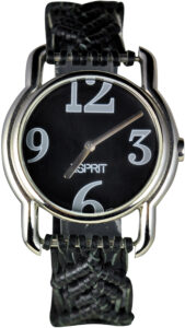 Esprit Black Leather Strap ES2A1725307C54