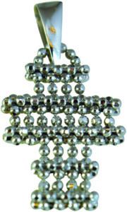 Λευκόχρυσος Σταυρός 14Κ code GK0076-1205
