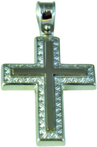 Λευκόχρυσος Σταυρός 14Κ code GK0078-1205