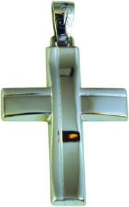 Λευκόχρυσος Σταυρός 14Κ code GK0080-1205
