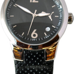 Puma Black Leather Strap PU11472A0025.017