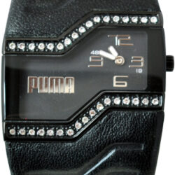 Puma Black Leather Strap PU23275.0218.043