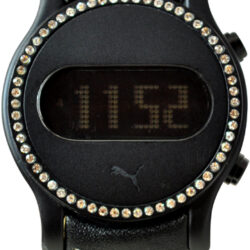 Puma Black Leather Strap PU910042002