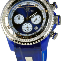 Vip Time Blue Rubber Strap VP8032BL