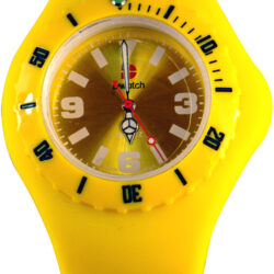 D-Watch Yellow Rubber Strap YL-SP022-YEL