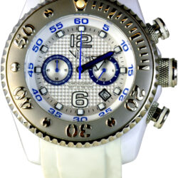 Vip Time White Rubber Strap VP5051SL