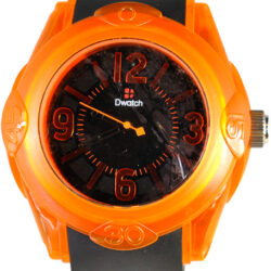 D-Watch Black Silicone Strap TM-1001-06