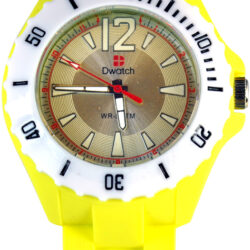 D-Watch Yellow Rubber Strap TM-1005-01