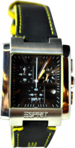 Esprit Black Leather Strap ES4098587
