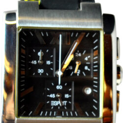 Esprit Black Leather Strap ES4098587