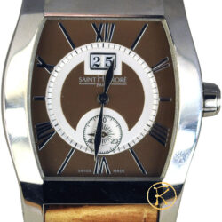 Saint Honore Brown Leather Strap Modele Depose 8930521MRA