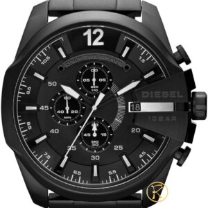 DIESEL Mega Chief Black Stainless Steel Chronograph DZ4283