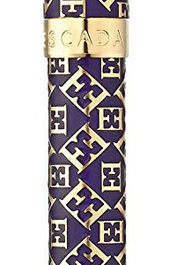 Escada Gold Plated Purple Lacquered Insignia Ballpoint Pen E90023