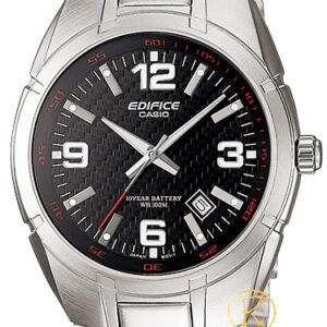 Casio EDIFICE Neobrite Black Dial Stainless Steel Bracelet EF-125D-1AVEF