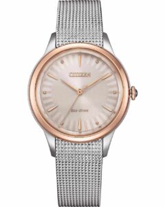Citizen Eco-Drive Silver Stainless Steel Bracelet EM1156-80X