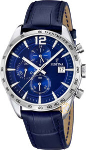 FESTINA Chrono Blue Leather Strap F16760/3