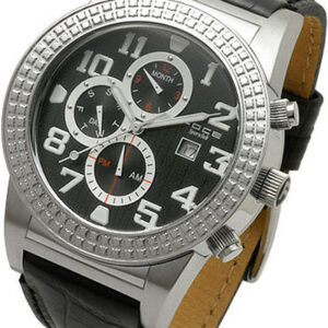 FOCE Black Leather Strap F949GS103