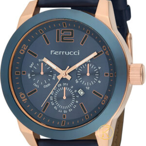 Ferrucci Blue Leather Strap Fc2161K.01