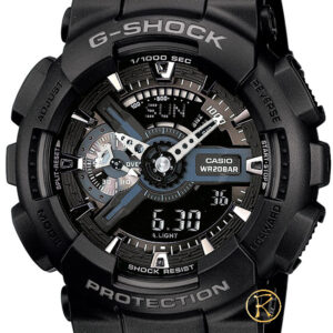 CASIO G-SHOCK Anadigi Black Rubber Strap GA-110-1BER