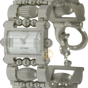 GF FERRE Stainless Steel Bracelet White Dial GF9005L-02L