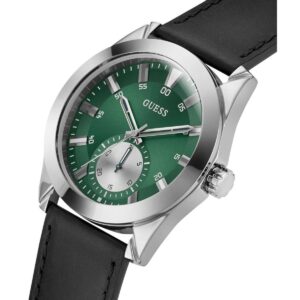 Guess Greyson Black Leather Strap GW0793G1