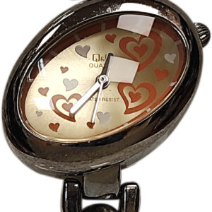 Q&Q Orange Dial Metal Bracelet 61300