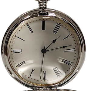 Quartz Silver Plated pocket watch Q61588