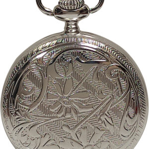 Quartz Silver Plated pocket watch Q61512
