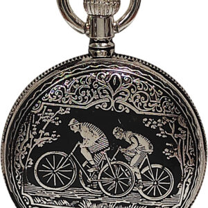 Quartz Silver Plated pocket watch Q61514