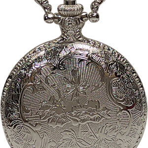 Quartz Silver Plated pocket watch Q61515