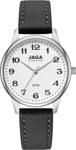 Jaga Black Leather Strap J103-1
