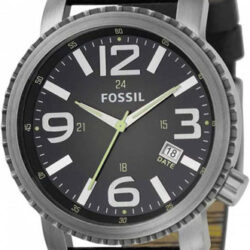 Fossil Black Leather Strap JR1138