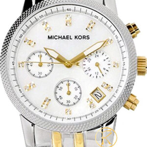 Michael Kors Watch Women's Ritz Two Tone Bracelet MK5057