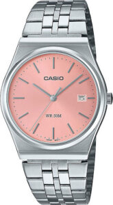 CASIO Collection Silver Stainless Steel Bracelet MTP-B145D-4AVEF