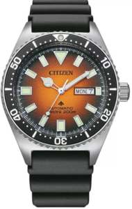 Citizen Promaster Marine Automatic Orange Dial NY0120-01Z