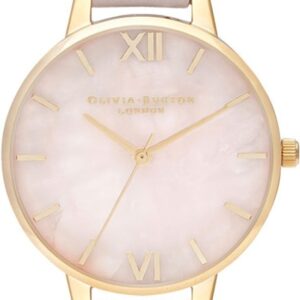 Olivia Burton Semi Precious Pink Leather Strap OB16SP20