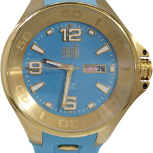 Visetti Cirquit Series Light Blue Rubber Strap PR-656GT