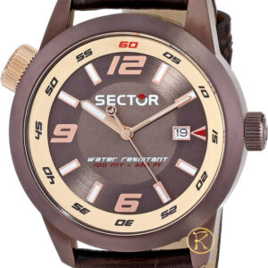 Sector Oversize Brown Leather Strap R3251102019