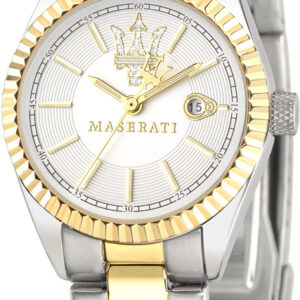 Maserati Competizione Ladies Stainless Steel Bracelet Black Dial R8853100505