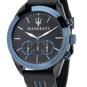 Maserati Traguardo Chrono Black Rubber Strap R8871612006