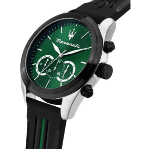 Maserati Traguardo Chronograph Black Rubber Strap R8871612043