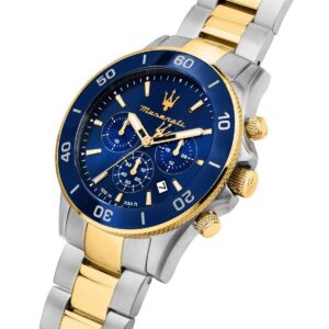 Maserati Competizione Chronograph Two Tone Stainless Steel Bracelet R8873600006